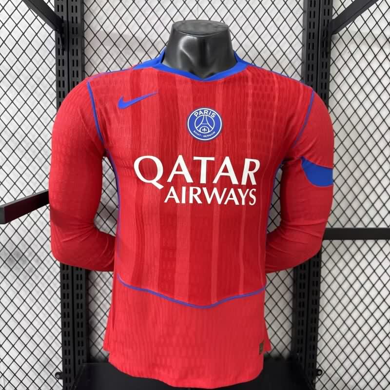 Thailand Quality(AAA) 25/26 Paris St Germain Third Long Sleeve Soccer Jersey (Player)