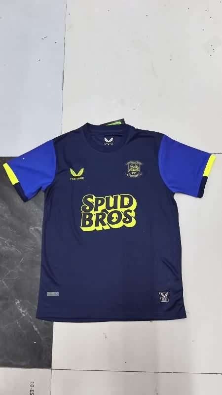Thailand Quality(AAA) 25/26 Preston Away Soccer Jersey