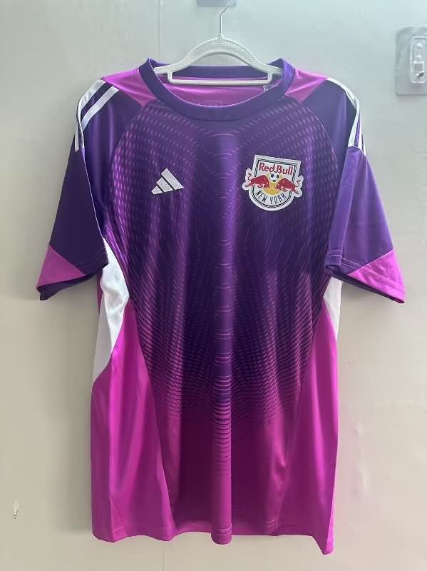 Thailand Quality(AAA) 2025 RB New York Goalkeeper Purple Soccer Jersey