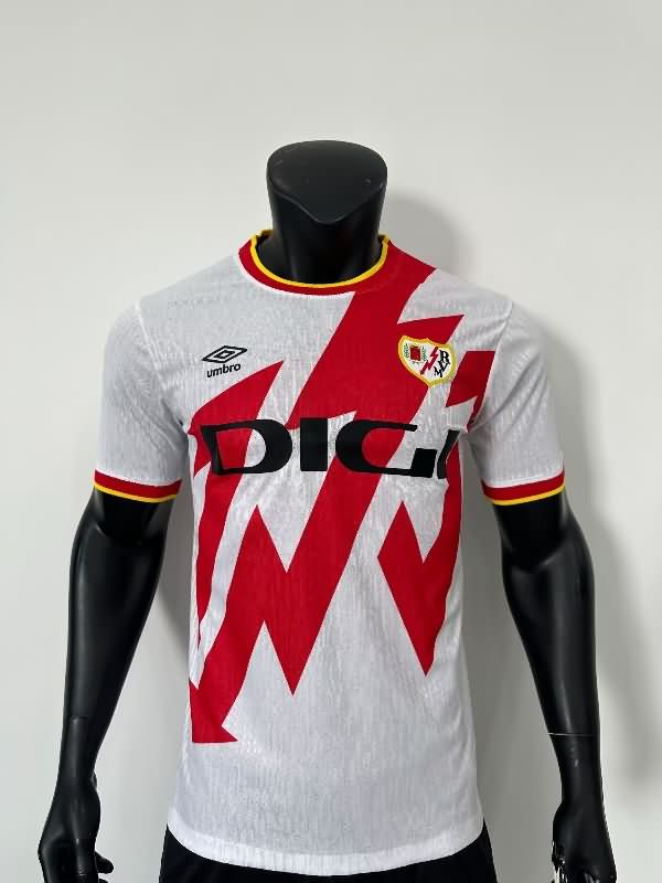 Thailand Quality(AAA) 25/26 Rayo Vallecano Home Soccer Jersey (Player)