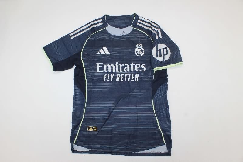 Thailand Quality(AAA) 25/26 Real Madrid Away Soccer Jersey (Player)