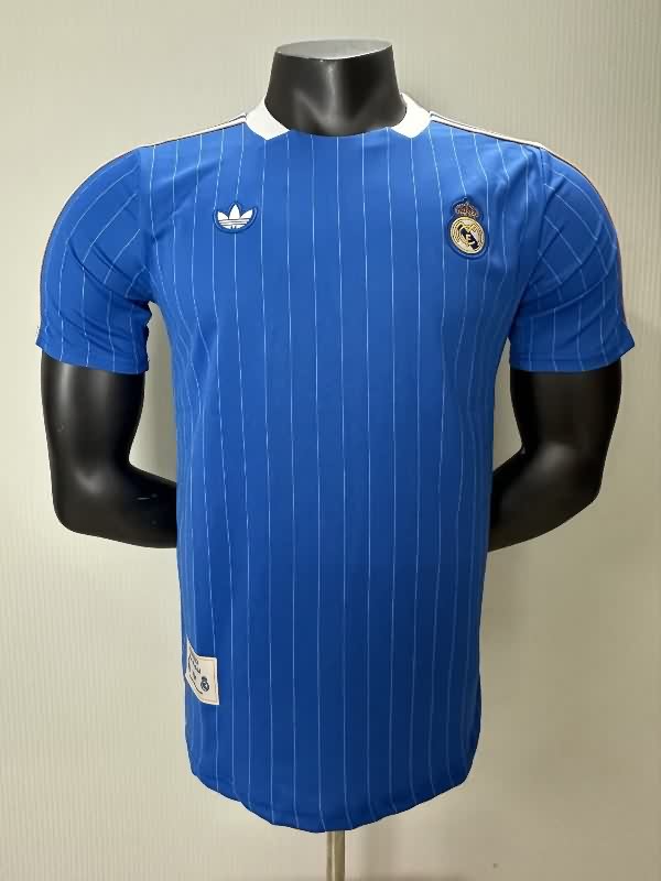 Thailand Quality(AAA) 25/26 Real Madrid Blue Soccer Jersey