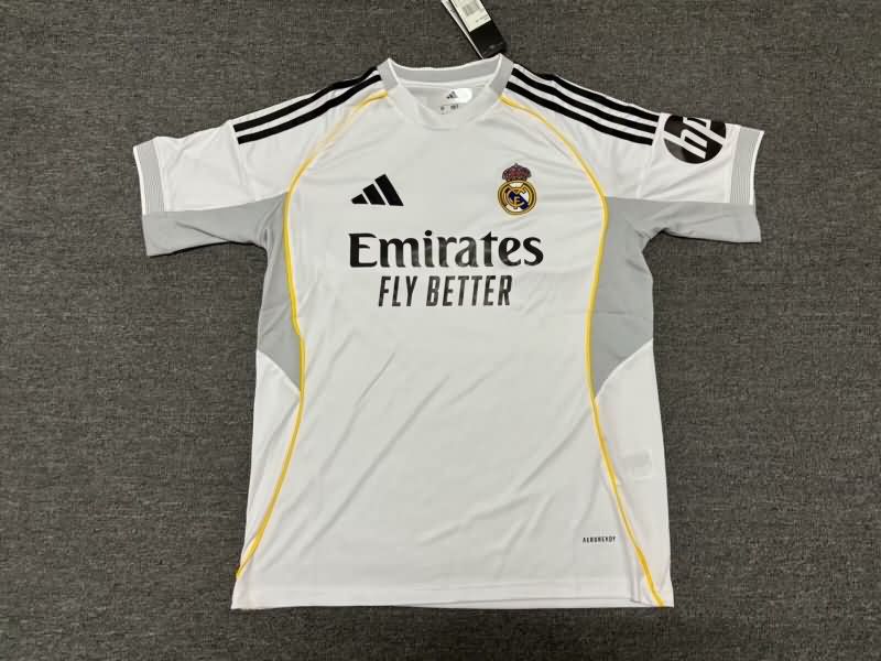 Thailand Quality(AAA) 25/26 Real Madrid Home Soccer Jersey Leaked