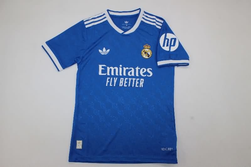Thailand Quality(AAA) 25/26 Real Madrid Third Soccer Jersey (Player)