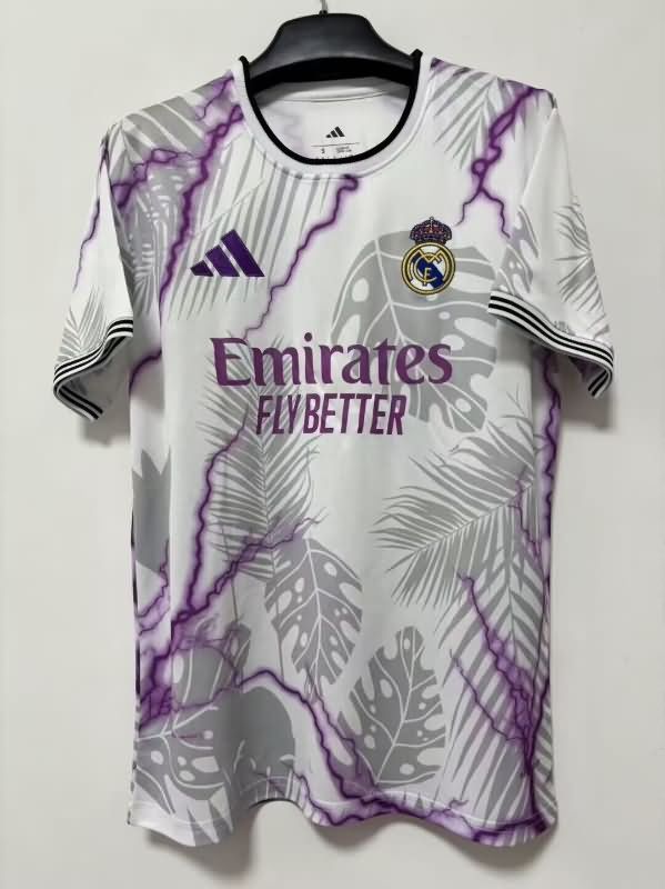 Thailand Quality(AAA) 25/26 Real Madrid Training Soccer Jersey 04
