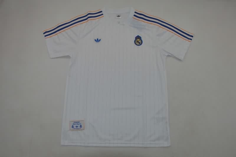 Thailand Quality(AAA) 25/26 Real Madrid White Soccer Jersey 02