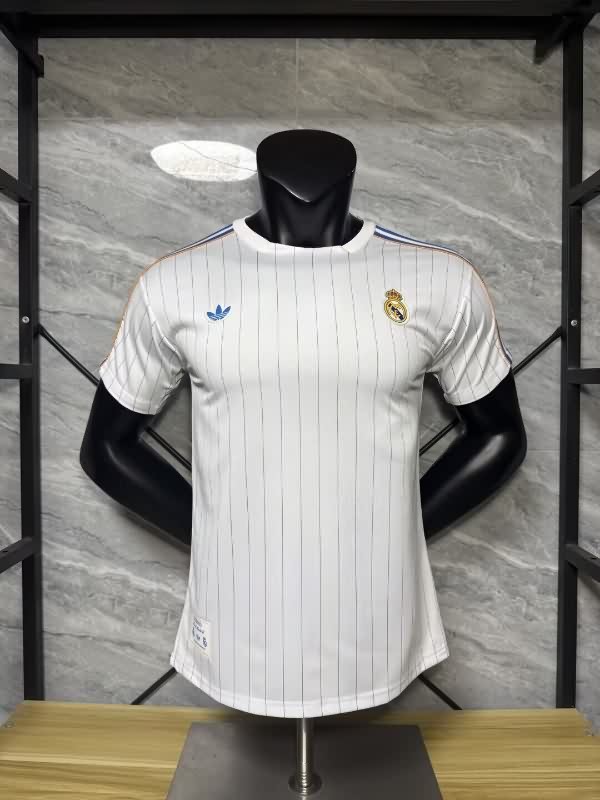Thailand Quality(AAA) 25/26 Real Madrid White Soccer Jersey (Player)