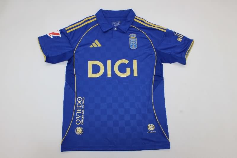 Thailand Quality(AAA) 25/26 Real Oviedo Home Soccer Jersey