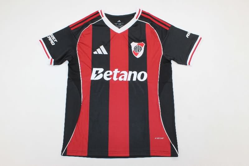 Thailand Quality(AAA) 2025 River Plate Away Soccer Jersey With Sponsor