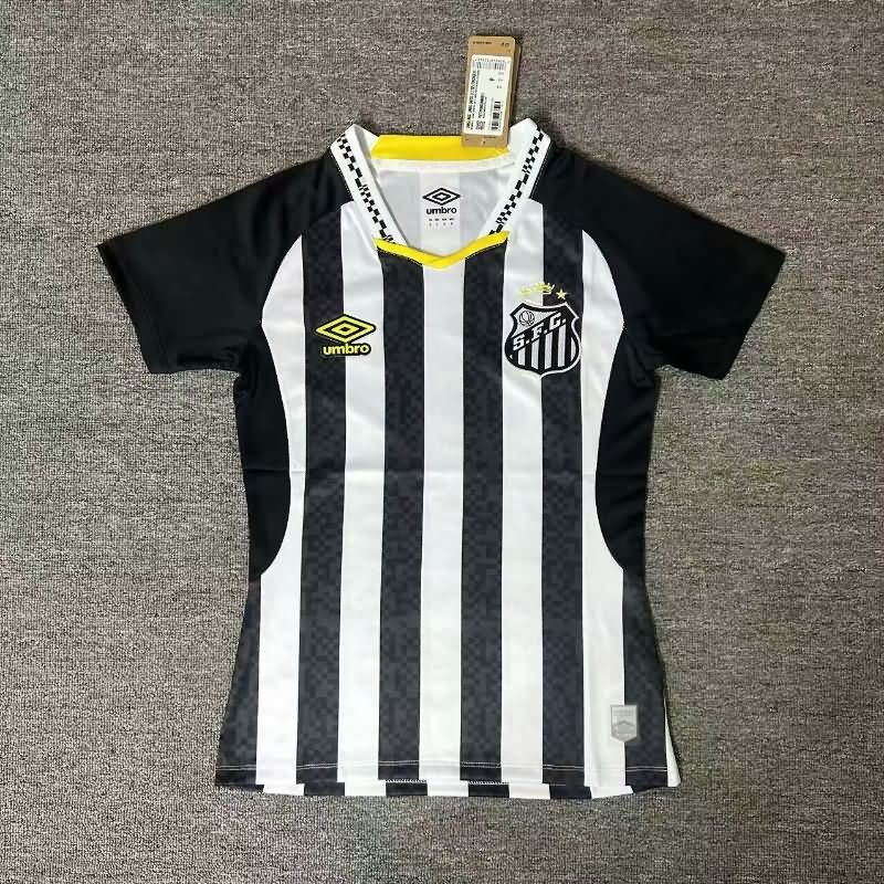 Thailand Quality(AAA) 2025 Santos Away Women Soccer Jersey