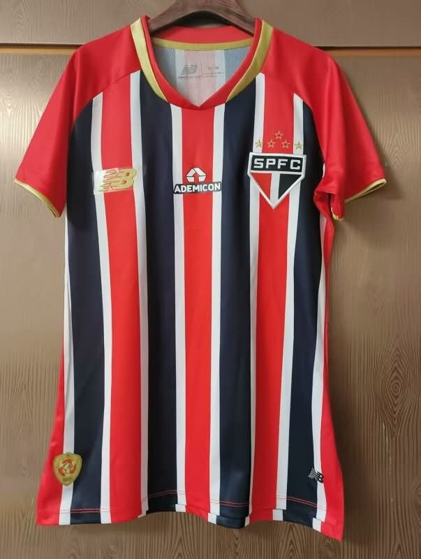 Thailand Quality(AAA) 2025 Sao Paulo Away Women Soccer Jersey