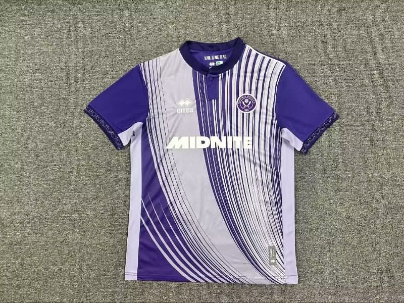 Thailand Quality(AAA) 25/26 Sheffield United Third Soccer Jersey
