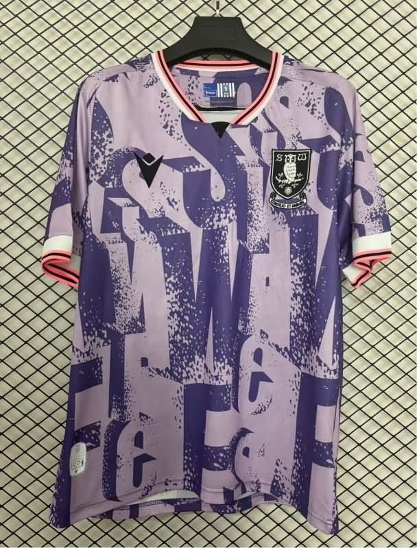 Thailand Quality(AAA) 25/26 Sheffield Wednesday Away Soccer Jersey