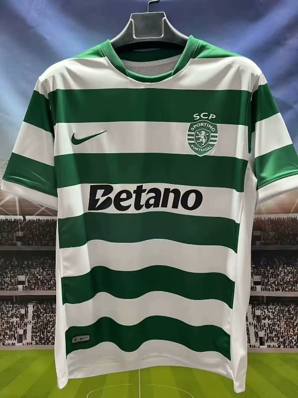 Thailand Quality(AAA) 245/26 Sporting Lisbon Home Soccer Jersey