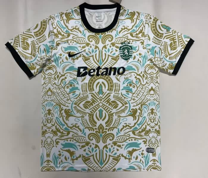 Thailand Quality(AAA) 25/26 Sporting Lisbon Training Soccer Jersey 05