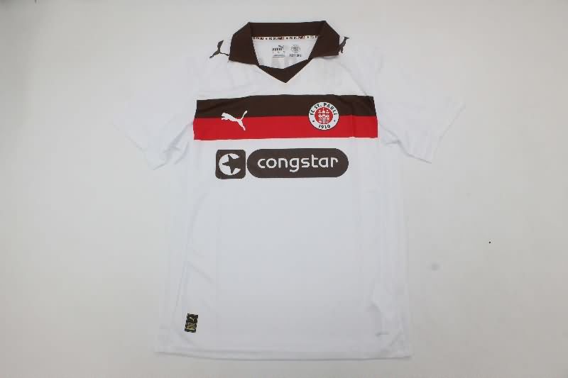 Thailand Quality(AAA) 25/26 St Pauli Away Soccer Jersey