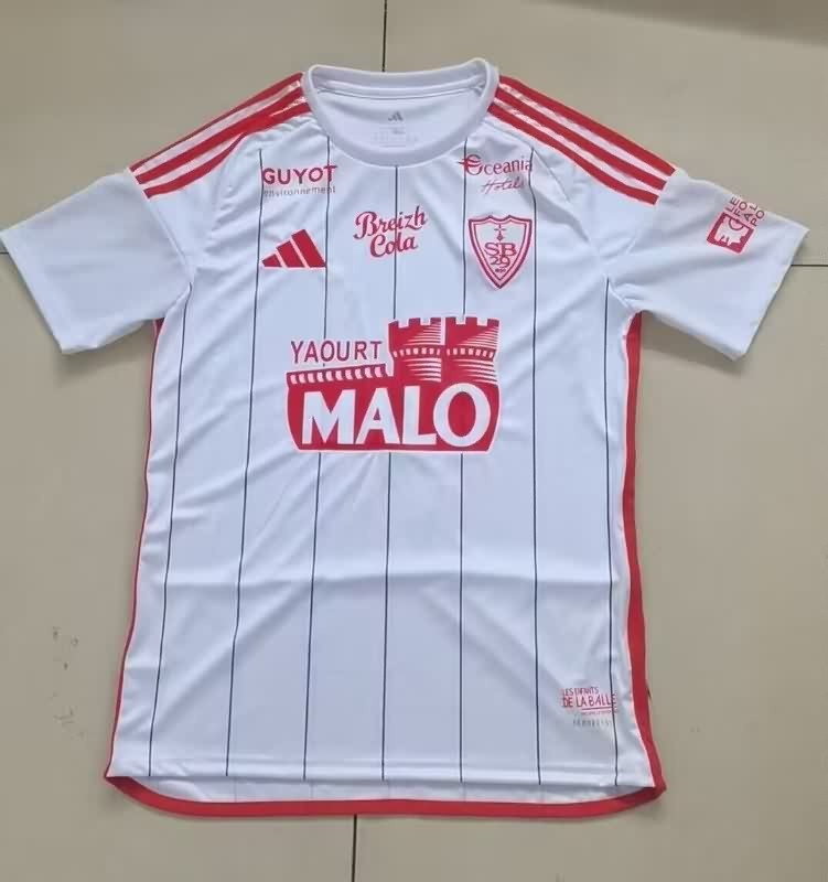 Thailand Quality(AAA) 25/26 Stade Brestois Away Soccer Jersey