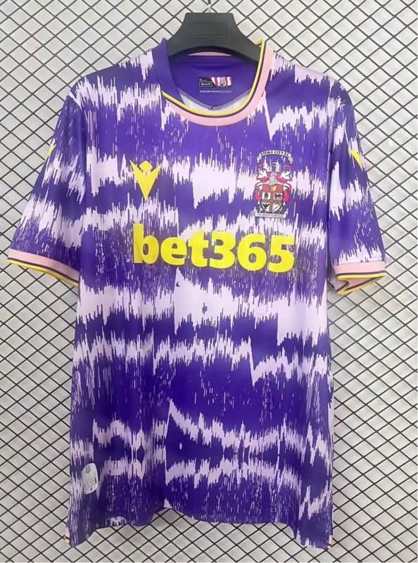 Thailand Quality(AAA) 25/26 Stoke City Away Soccer Jersey