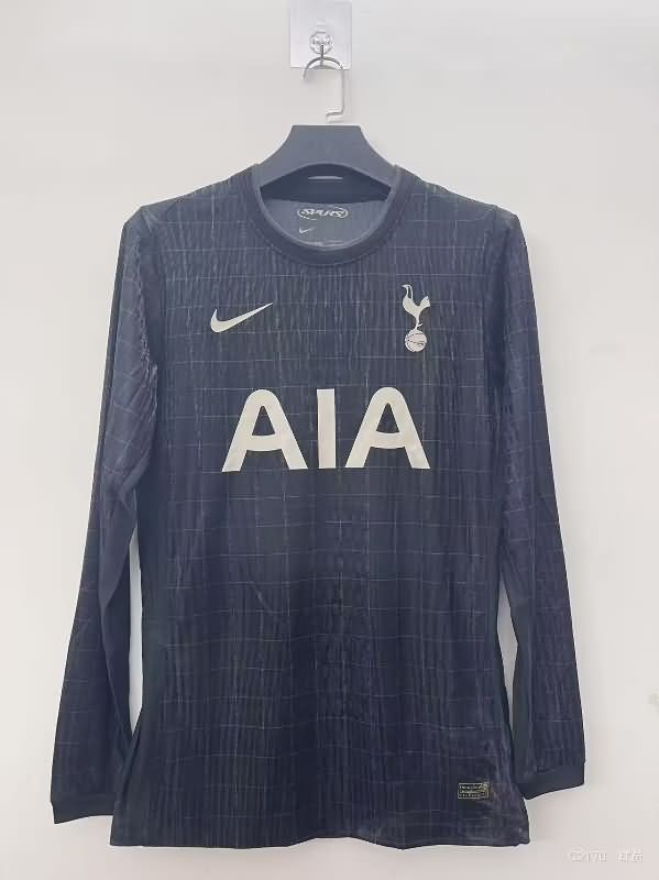 Thailand Quality(AAA) 25/26 Tottenham Hotspur Away Long Sleeve Soccer Jersey (Player) Leaked