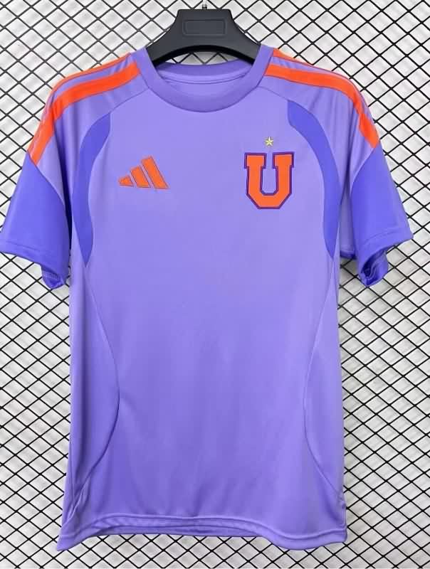 Thailand Quality(AAA) 2025 Universidad Chile Training Soccer Jersey 03