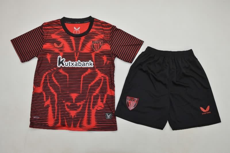 25/26 Athletic Bilbao Fourth Kids Soccer Jersey And Shorts