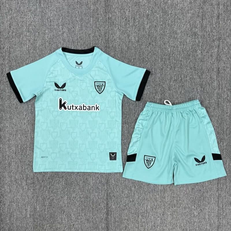 25/26 Athletic Bilbao Third Kids Soccer Jersey And Shorts