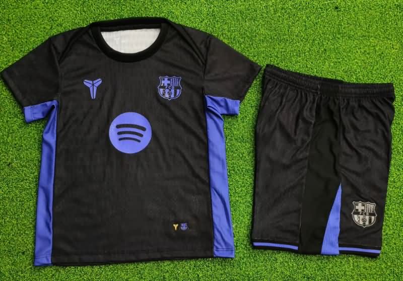 25/26 Barcelona Training Kids Soccer Jersey And Shorts (Player)