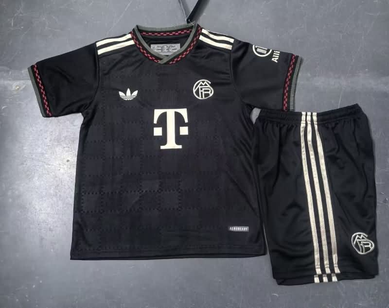 25/26 Bayern Munich Third Kids Soccer Jersey And Shorts