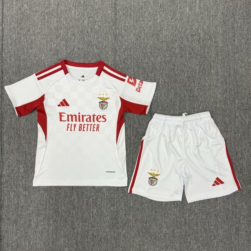 25/26 Benfica Third Kids Soccer Jersey And Shorts
