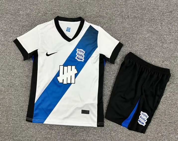 25/26 Birmingham City Away Kids Soccer Jersey And Shorts
