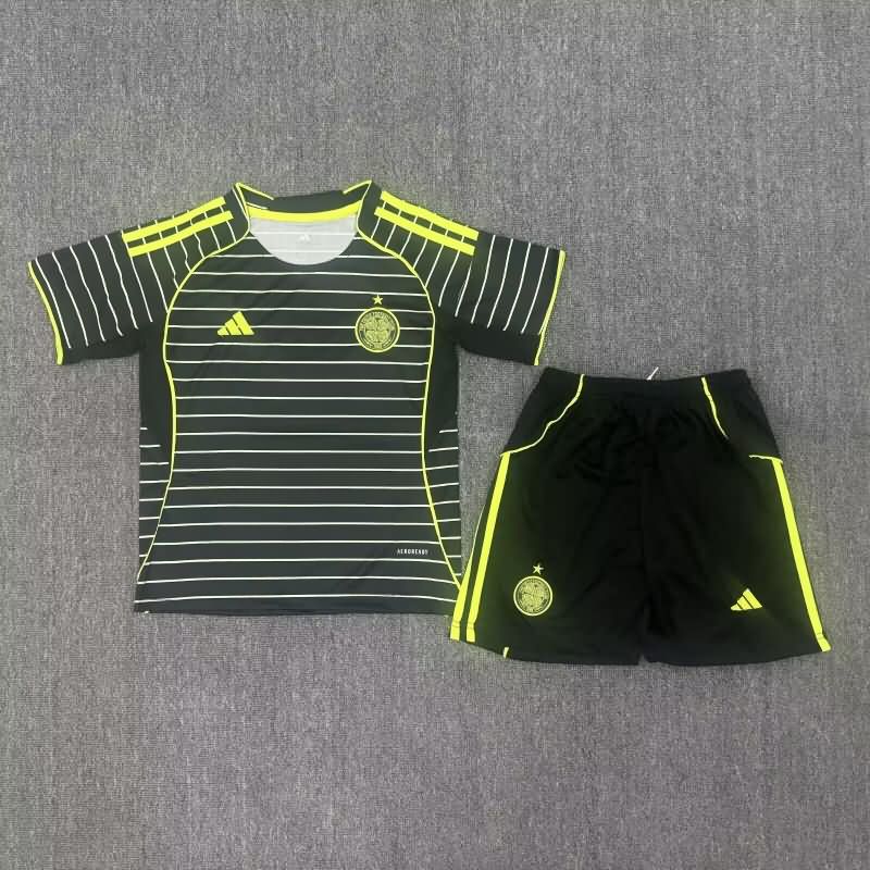 25/26 Celtic Away Kids Soccer Jersey And Shorts