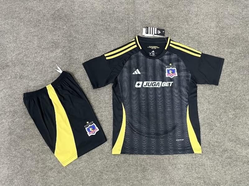 2025 Colo Colo Away Kids Soccer Jersey And Shorts