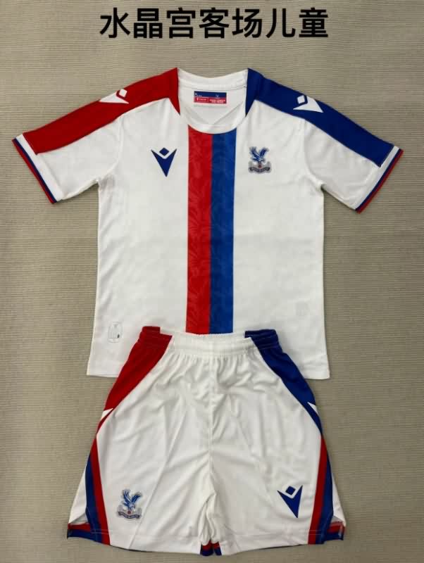 25/26 Crystal Palace Away Kids Soccer Jersey And Shorts