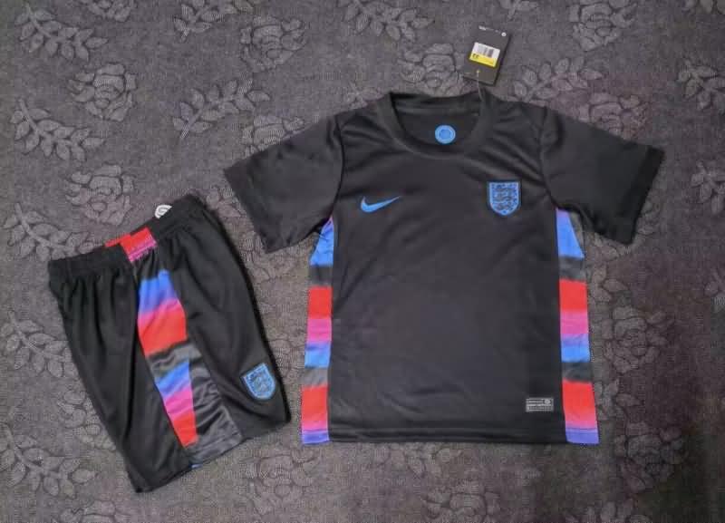 2025 England Female EURO Away Kids Soccer Jersey And Shorts