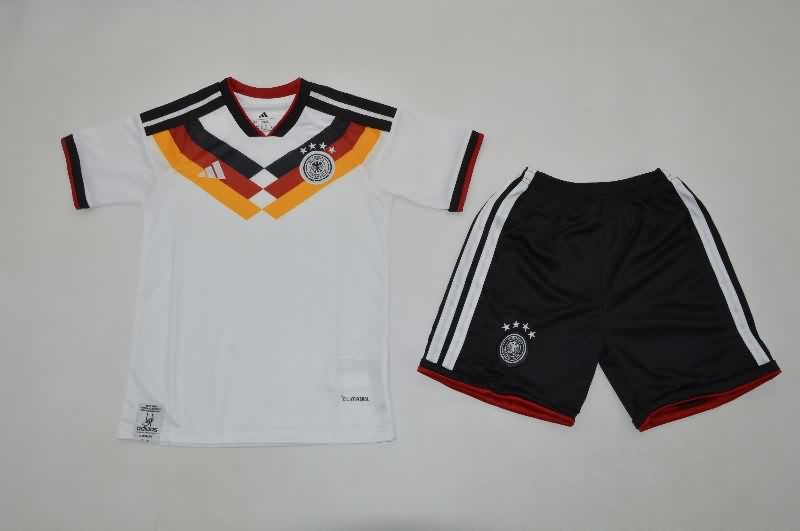 2026 Germany World Cup Home Kids Soccer Jersey And Shorts