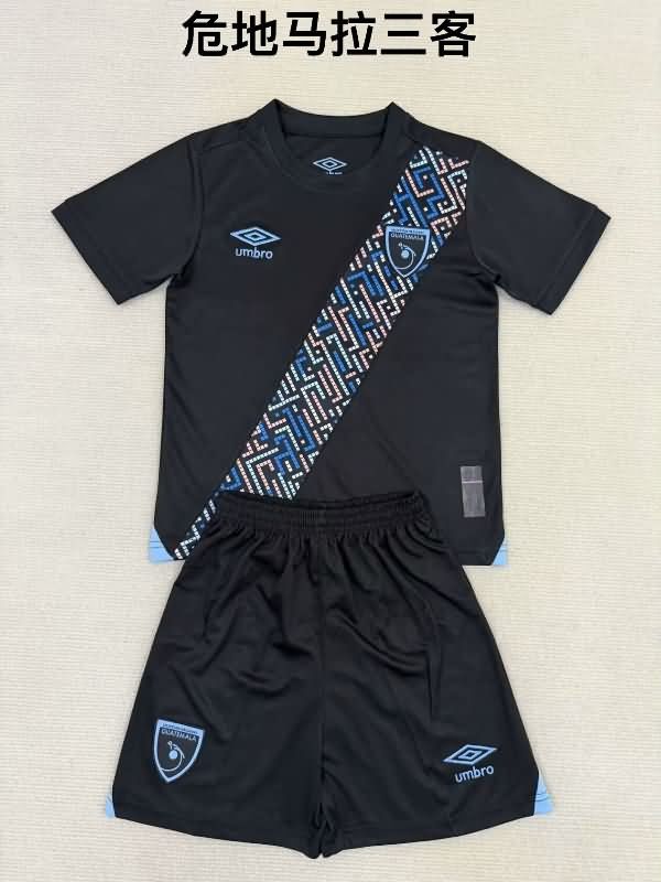 2025 Guatemala Third Kids Soccer Jersey And Shorts