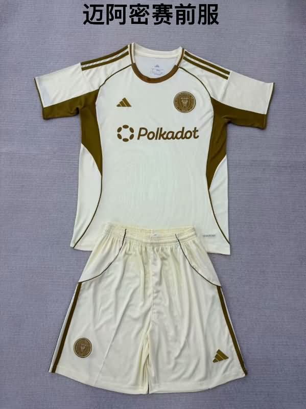 2025 Inter Miami Training Kids Soccer Jersey And Shorts