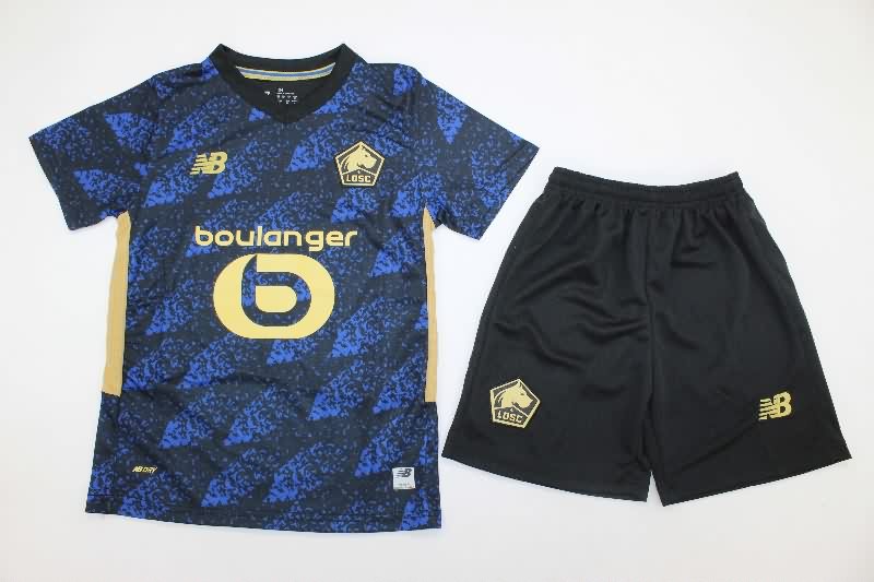 25/26 Lille Third Kids Soccer Jersey And Shorts