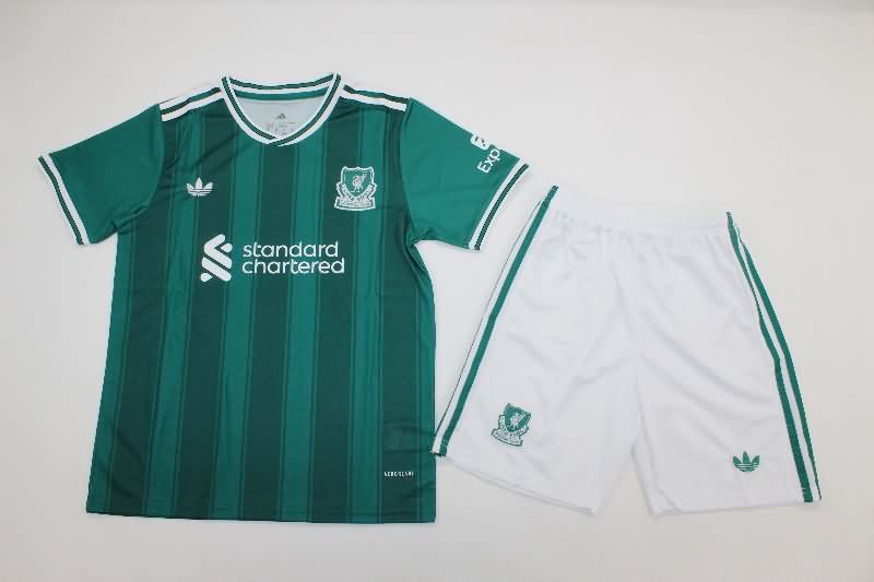 25/26 Liverpool Third Kids Soccer Jersey And Shorts