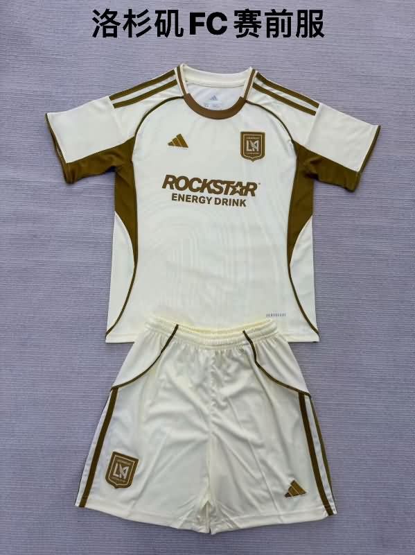 2025 Los Angeles FC Training Kids Soccer Jersey And Shorts