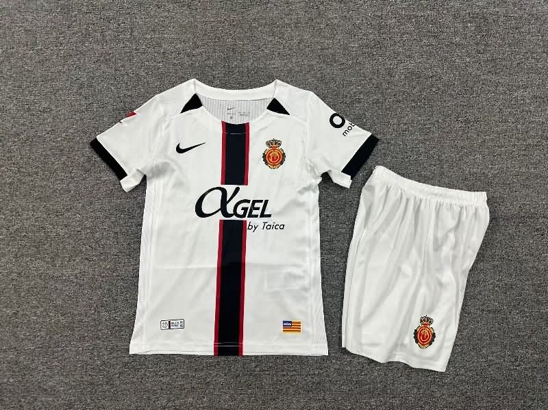 25/26 Mallorca Away Kids Soccer Jersey And Shorts