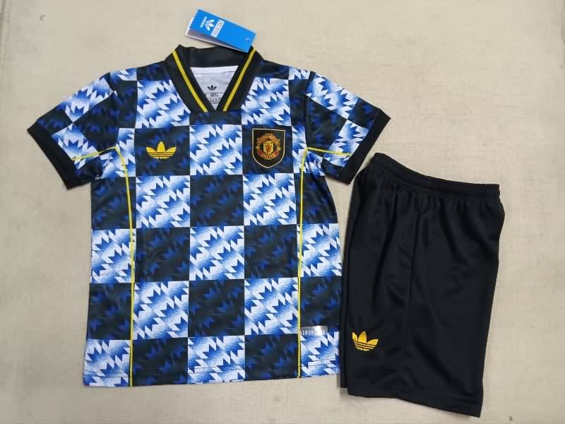 25/26 Manchester United Special Kids Soccer Jersey And Shorts