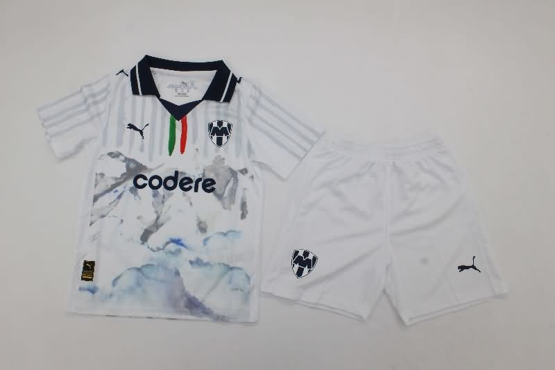 2025 Monterrey Club World Cup Away Kids Soccer Jersey And Shorts