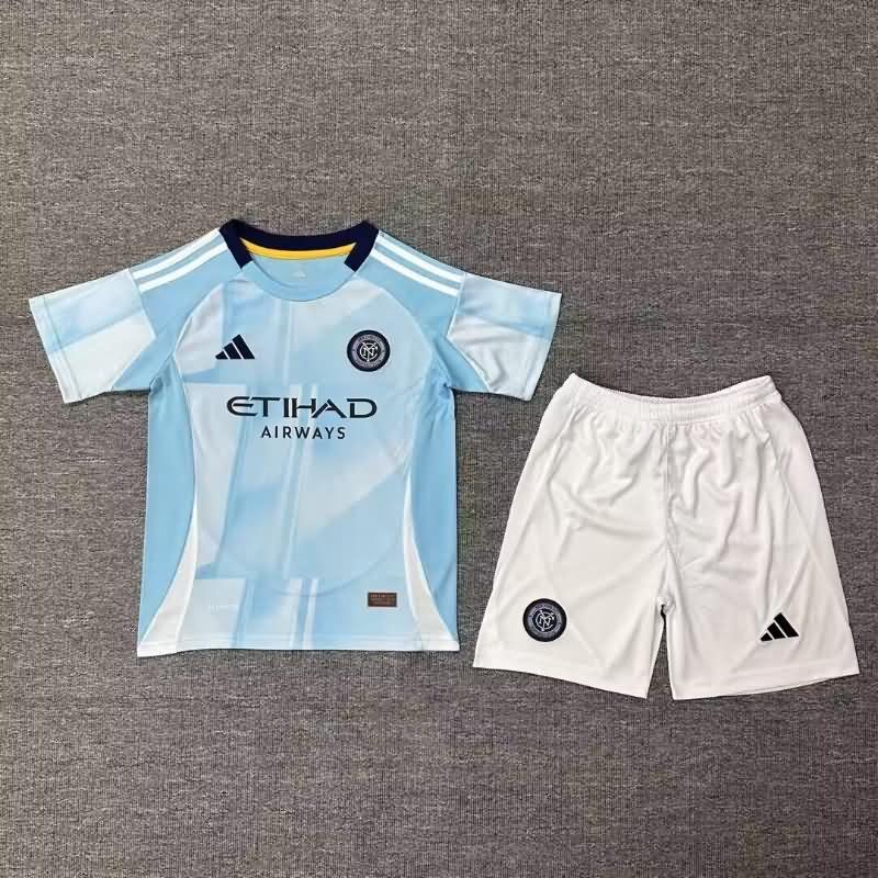 2025 New York City Home Kids Soccer Jersey And Shorts