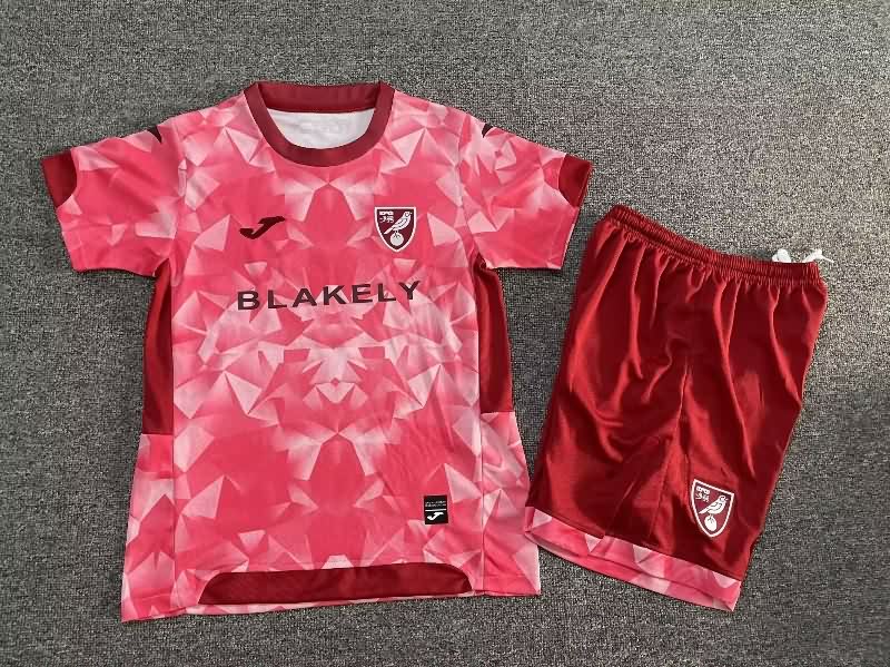 25/26 Norwich Third Kids Soccer Jersey And Shorts