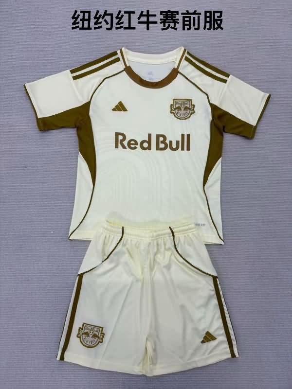 2025 RB New York Training Kids Soccer Jersey And Shorts