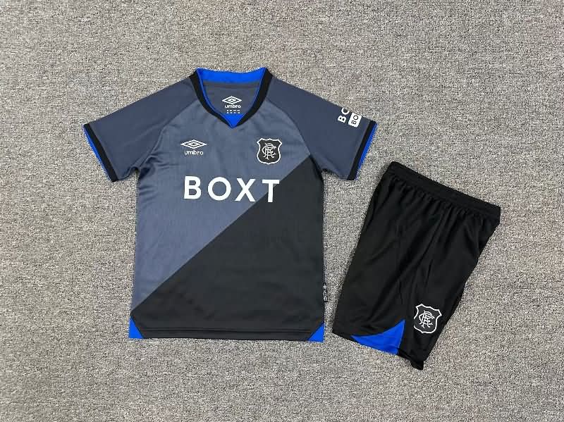 25/26 Rangers Third Kids Soccer Jersey And Shorts