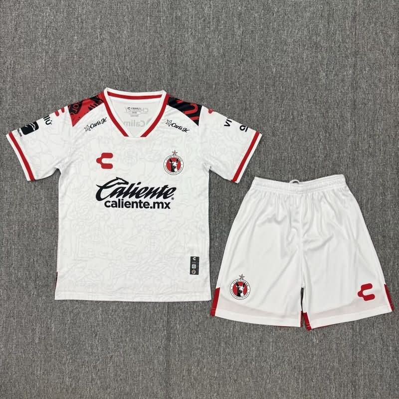 25/26 Tijuana Away Kids Soccer Jersey And Shorts