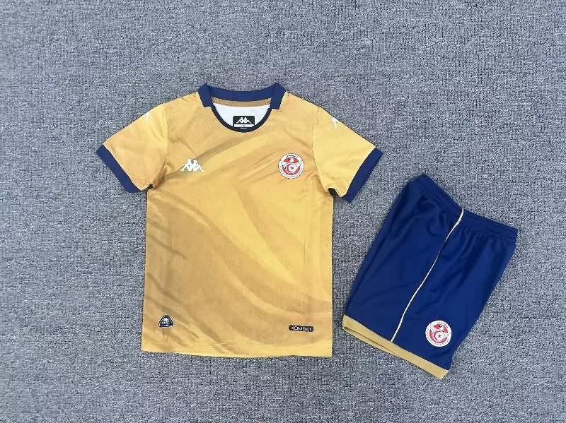 25/26 Tunisia Third Kids Soccer Jersey And Shorts