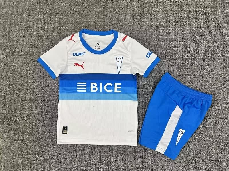 2026 Universidad Catolica Home Kids Soccer Jersey And Shorts